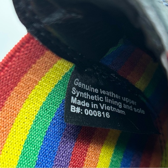 Blundstone 2105 Original Chelsea Rainbow Black Leather Unisex Slip On Boots EUC - Picture 12 of 16